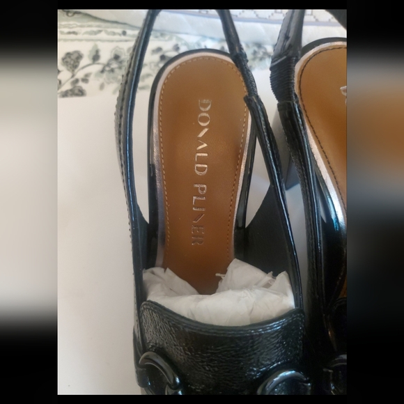 Donald J. Pliner Black Loafers - Picture 3 of 9